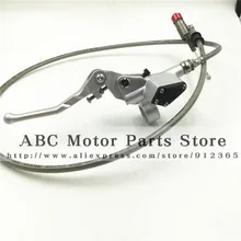 Hydraulische kupplungshebel bremszylinder für dirt bike pit bike motocross verwenden silber farbe freies verschiffen 1200 MM
