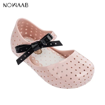

Mini Melissa Furadinha X 2019 New Original Girl Jelly Sandals Kids Sandals Children Beach Shoes Non-slip Toddler Shoes