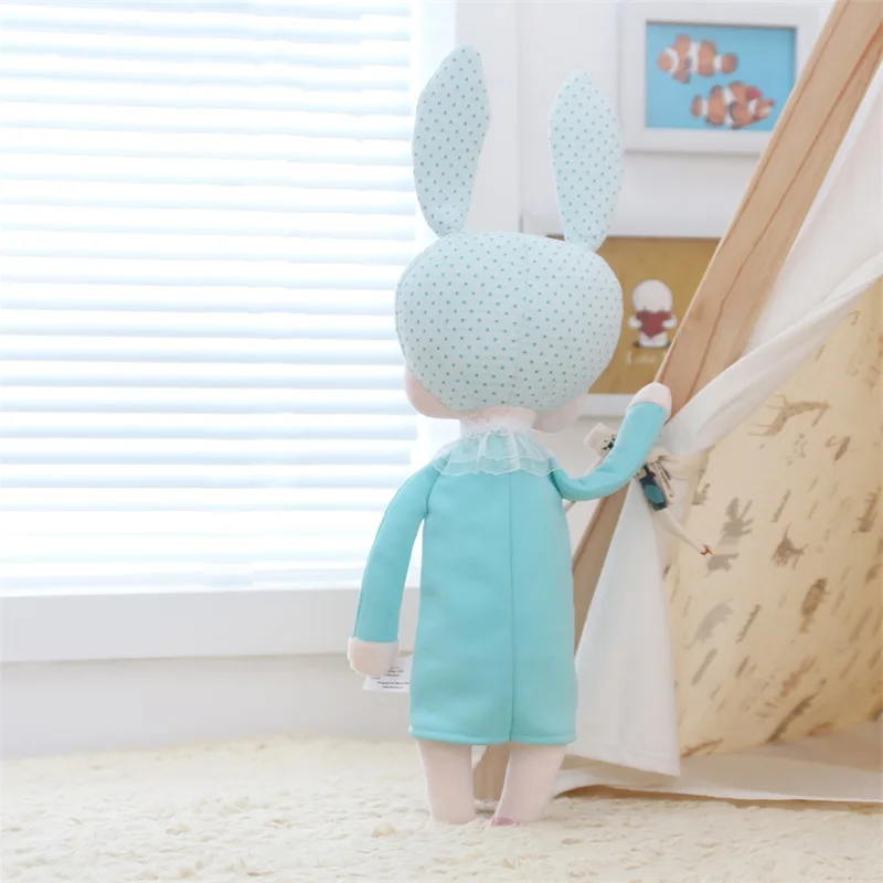 Metoo Angela bunny, плюшевый мятный кролик, куклы, одежда для девочек, юбка, плюшевые игрушки, мягкие Подарочные игрушки для детей, девочек 12*4"