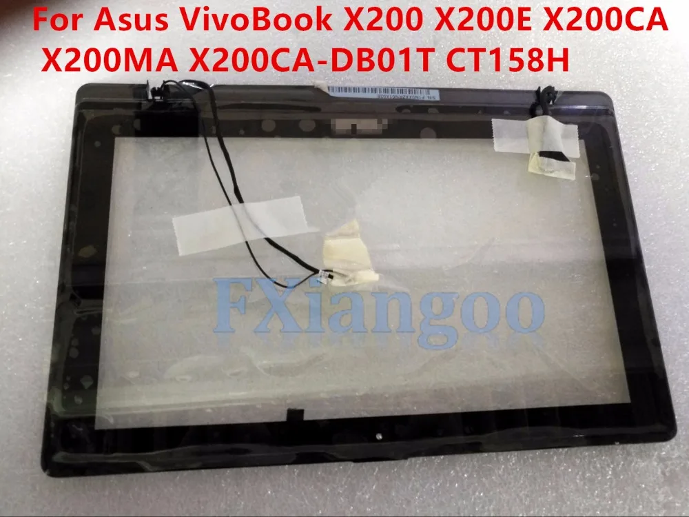 Сенсорный экран+ с рамкой 11,6 ''Сенсорный экран планшета Панель Стекло ремонт планшеты для Asus VivoBook X200 X200E X200CA X200MA X200CA-DB01T