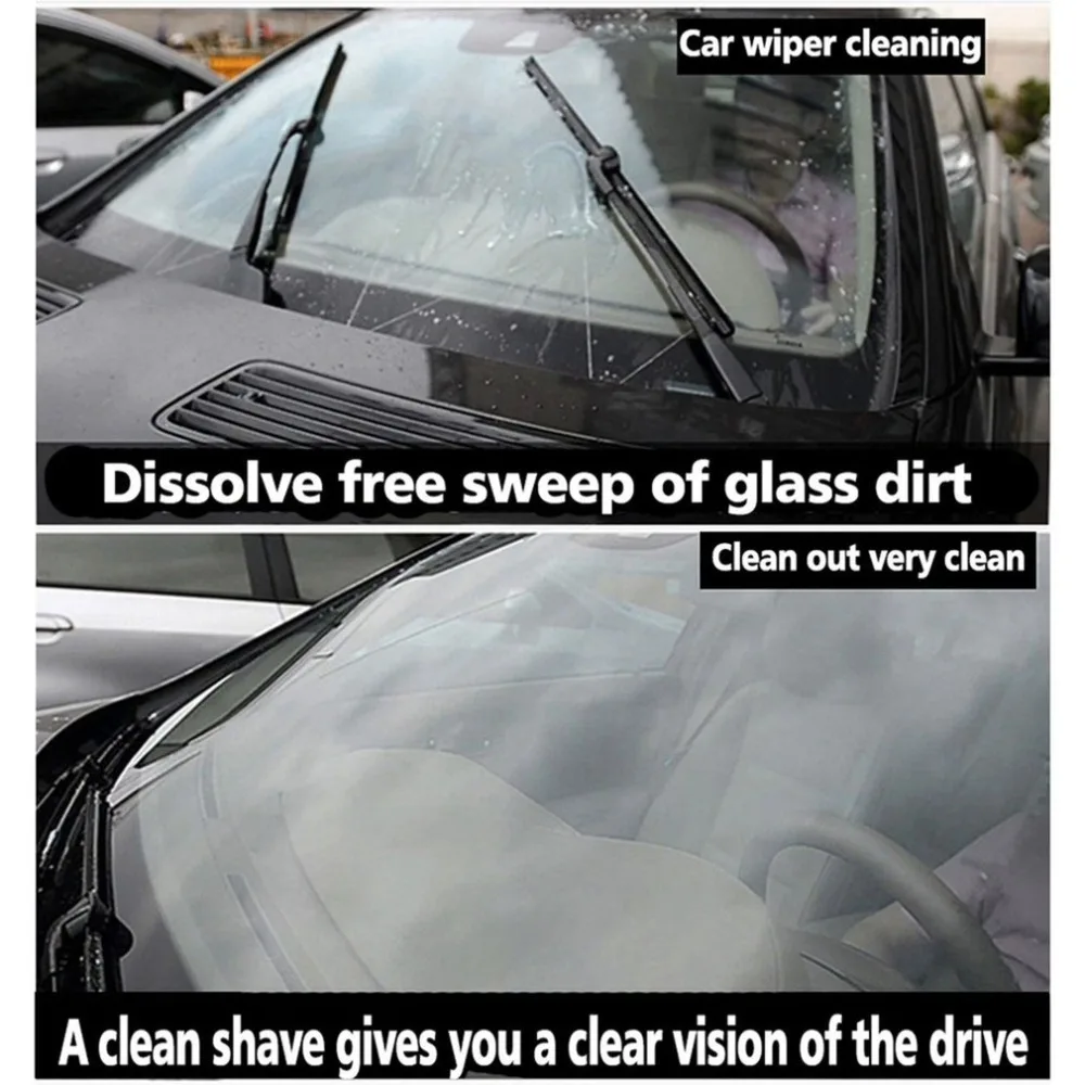 Домашний твердый очиститель стекла высокой производительности чистящее средство для чистки автомобильных окон ветровое стекло автомобиля очиститель поставки с бутылкой