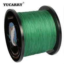 YUCARRY Brand 4 Strands 500M Super Strong PE Braided Fishing Line Multifilament Fishing Line Wire 7 Colors 14-80LB Available YUCARRY Brand 4 Strands 500M Super Strong PE Braided Fishing Line Multifilament Fishing Line Wire 7 Colors 14-80LB Available