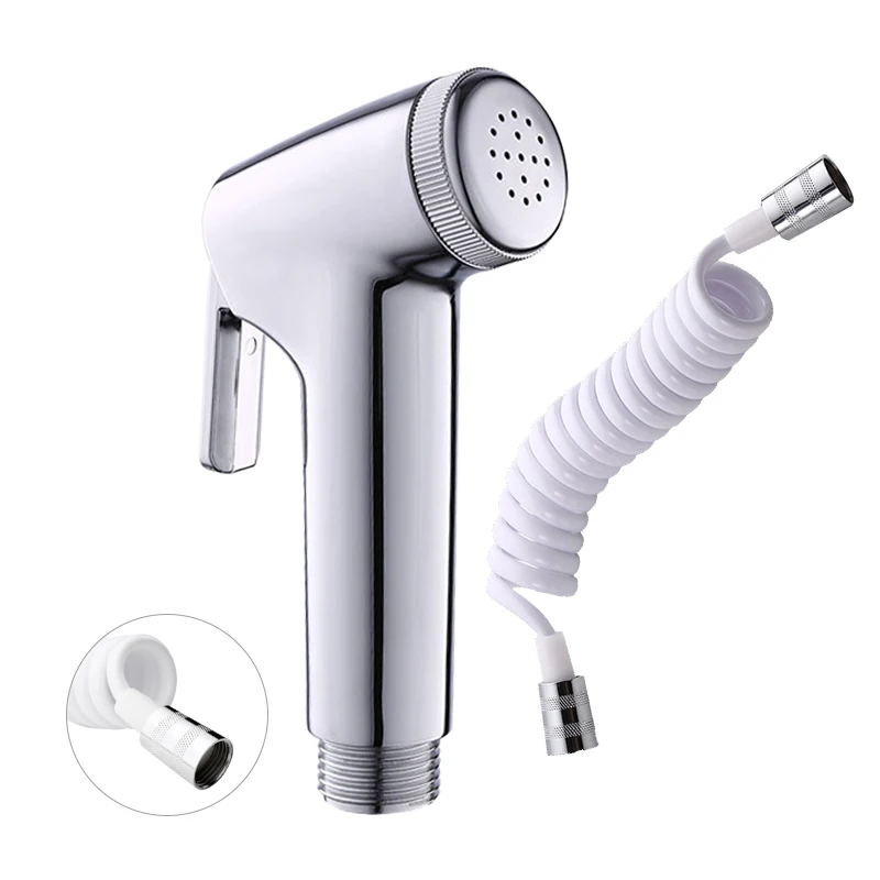 

Toilet Handheld Shattaf Bidet Sprayer Shower Head with Plumbing Hose Accessories Shower Faucet Muslim Shower Ducha Higienica