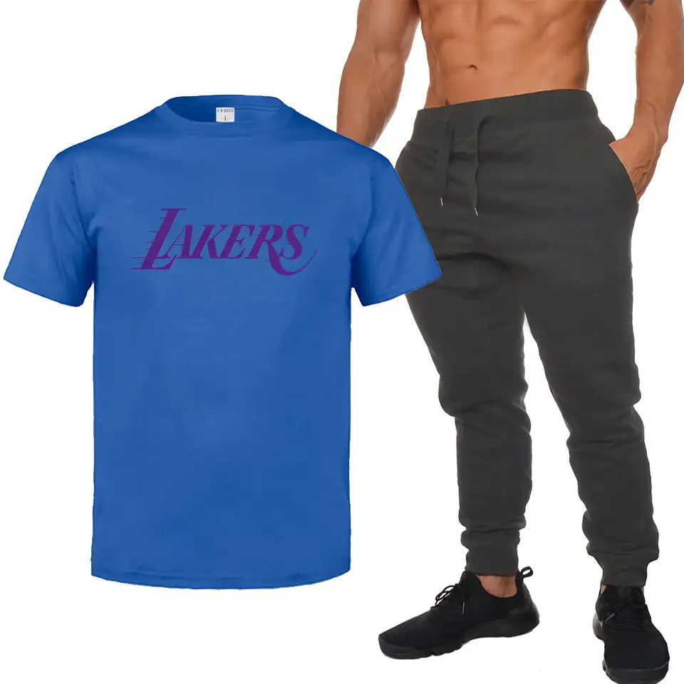 lakers jogging suit