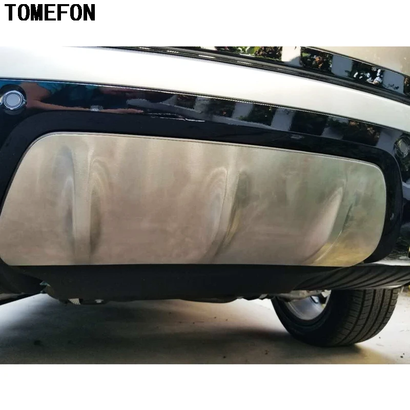 Tomefon для Range Rover велярный Нержавеющая сталь задней нижней части бампера Обрезать экстерьера автомобиля Средства для укладки волос