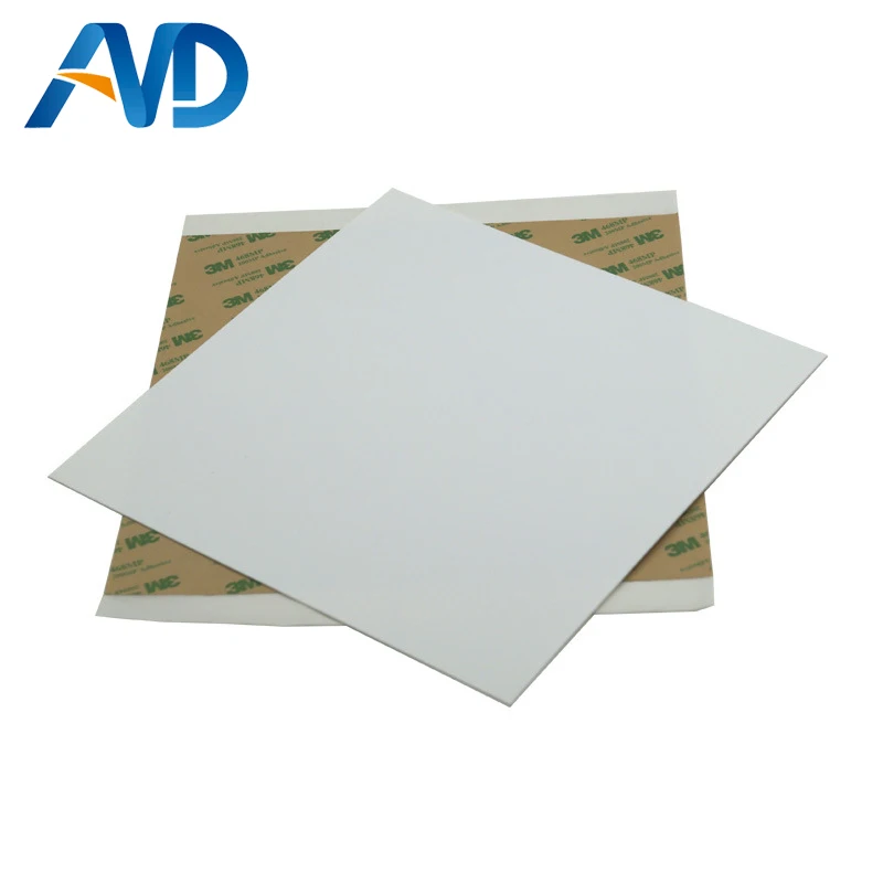 

1pc 120/8''/214mm/220mm/10''/12'' PEI Frosted White 3D Pring Build Surface Polyetherimide Cold PEI Sheet 1mm thickness
