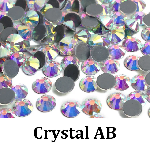 Diamant De Imitación De Cristal Hotfix De Todos Los Tamaños, Color Azul Oscuro, Strass De