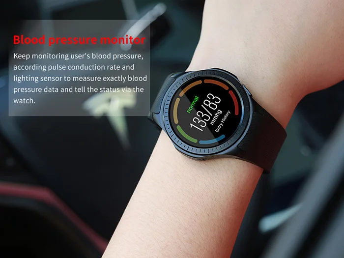 Microwear L1 Smartwatch телефон 1,3 дюйм, Bluetooth, GPS измерение пульса Шагомер сна монитор Спорт Смарт часы с встроенным телефоном G05