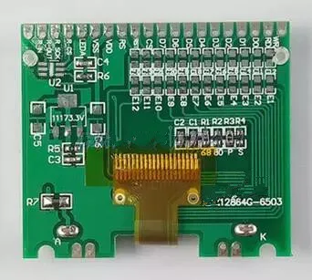 20PIN SPI COG 12864 ЖК-дисплей Дисплей модуль ST7567 контроллер 3,3 V 5V Белый Подсветка параллельно Интерфейс