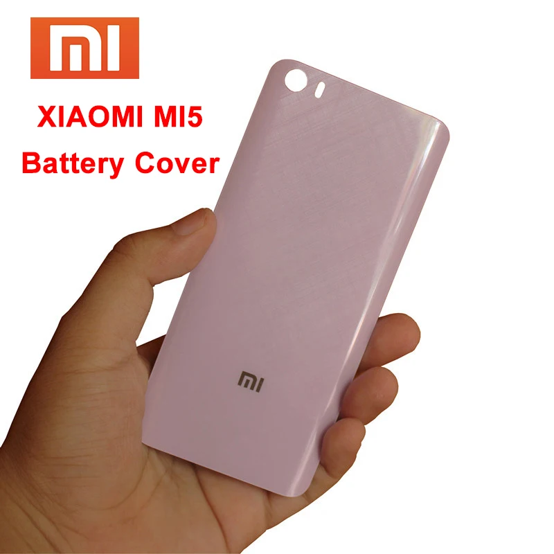 

100% Original XIAOMI Mi5 Mi 5 Back Cover Glass Rear Door Housing Cover Case Replacement For Xiaomi mi 5 mi5 Battery Back Cover