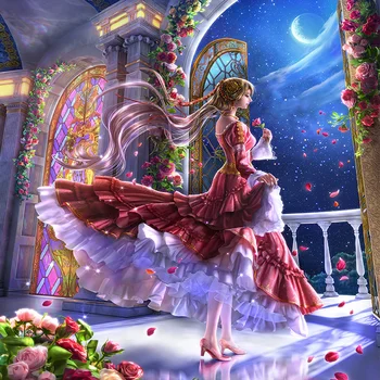 

Cartoon characters dream girl 5D paste diamond embroidery