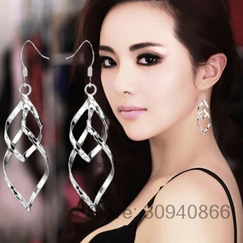 

Hot sell fashion flower 925 sterling silver ladies stud earrings jewelry wholesale anti-allergic gift female Christmas cheap