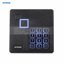 DIYSECUR Черный Водонепроницаемый 125 кГц ID считыватель карт Wiegand 26 управление доступом клавиатура считывающее устройство rfid 103A