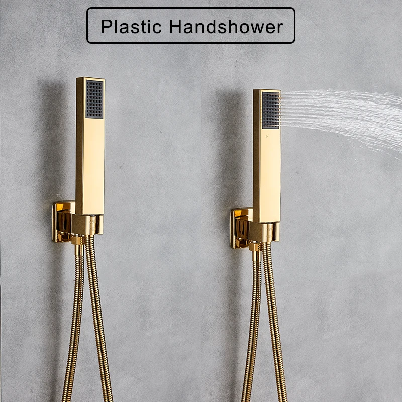 Bathroom Faucet Bathroom Shower Faucet Set Golden Rainfall Shower Faucet Set Wall Mount