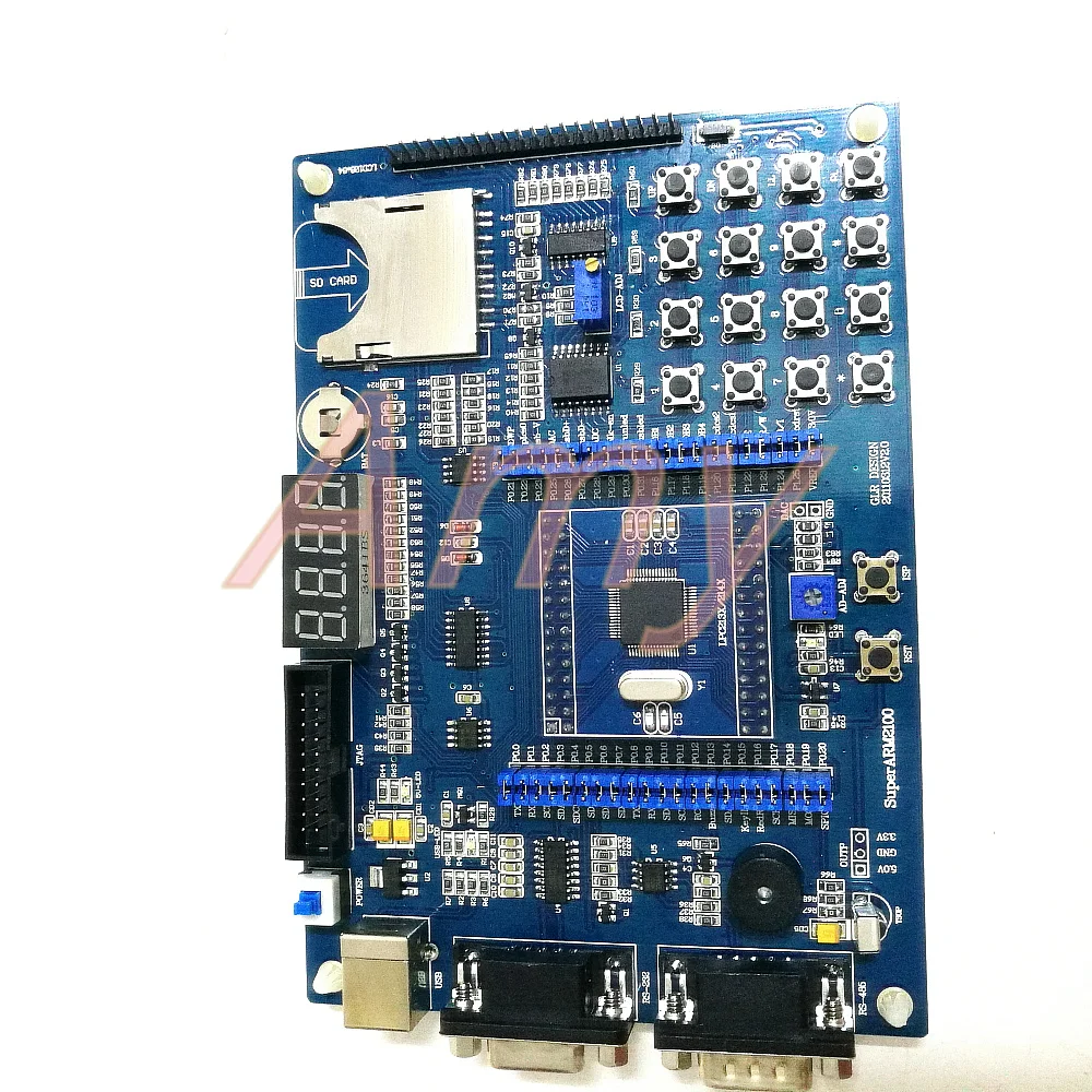 Placa de Desenvolvimento de Braço Placa de Desenvolvimento Placa de Aprendizagem Plataforma de Desenvolvimento Aprendizagem Industrial – Arm7-lpc2148 2148