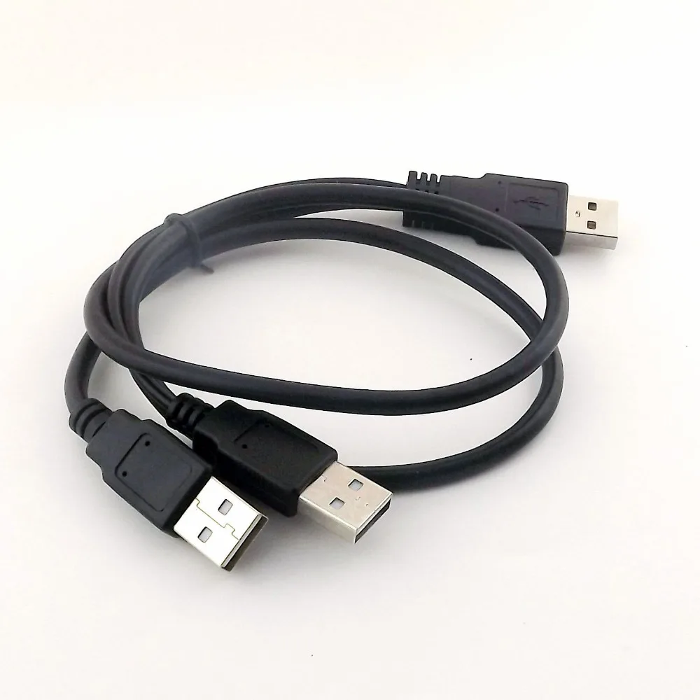 1x USB 2,0 A папа-двойной USB 2,0 A штекер для передачи данных и зарядки Y сплиттер папа-папа удлинитель соединительный кабель 15+ 65 см