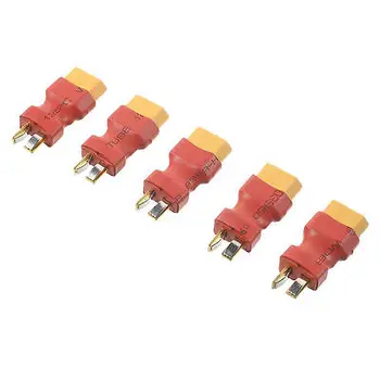 

5x T Plug Male to XT60 Male Converter Adapter for RC Model Lipo Battery