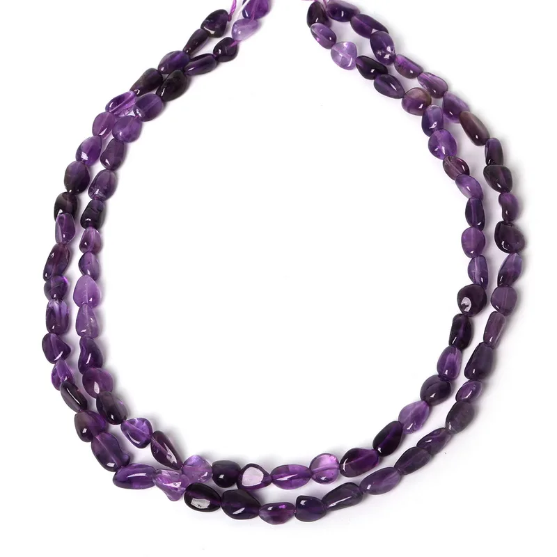 Best Selling 7-11mm Natural Straight Hole Stone Approx 40pcs Natural Stone Chip Beads 38cm/str For DIY Jewelry Making