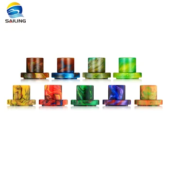 

Sailing Ecig Accessories Wide Bore Epoxy Resin Drip Tips for Cleito EXO Atomizer
