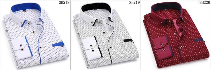 Men's Lovely Slim Fit Printed Casual Shirt Display Variations 2