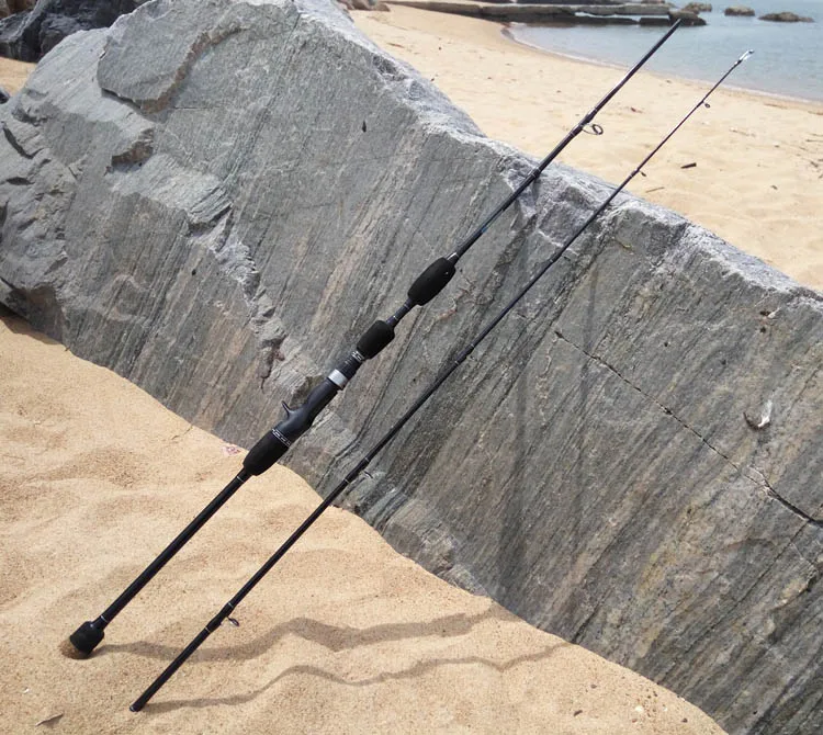 Buy 1pc Top quality 1.95m/2.1m MH Sea bass Lure rod baitcasting fishing rod