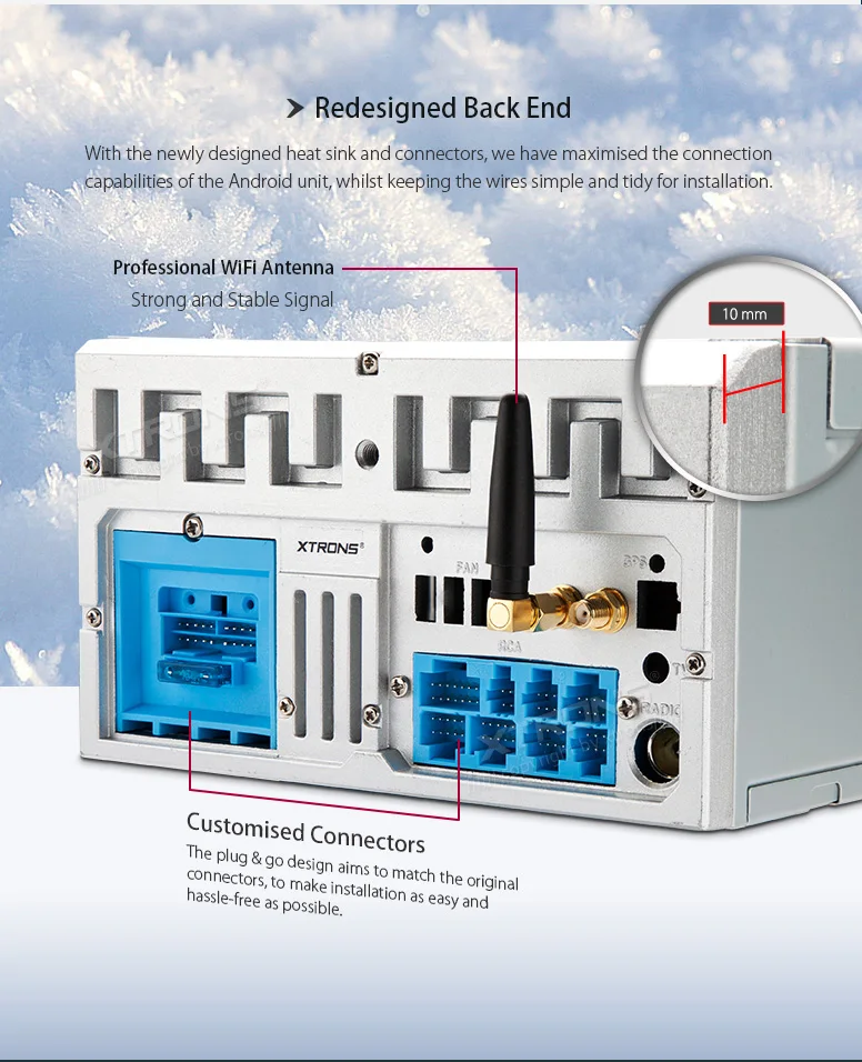 Sale XTRONS 7" Android Head Unit Stereo Radio GPS Video Car DVD Player for Volkswagen Passat CC Eos Estate Sedan for Skoda for Seat 9