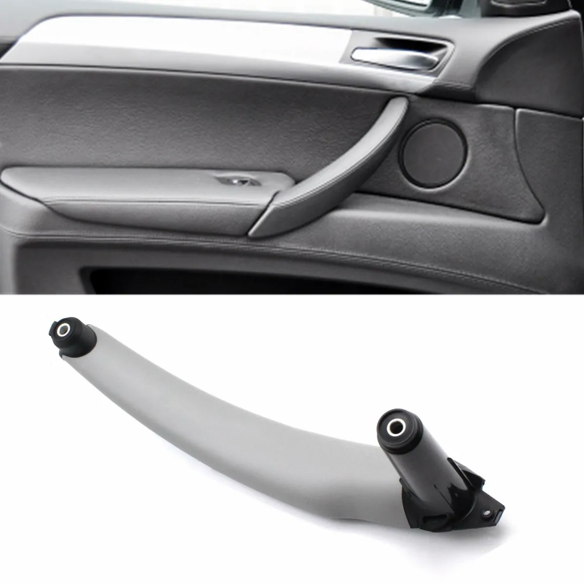 Car Gray Left/Right Interior Door Handles Inner Door Panel Handle Pull