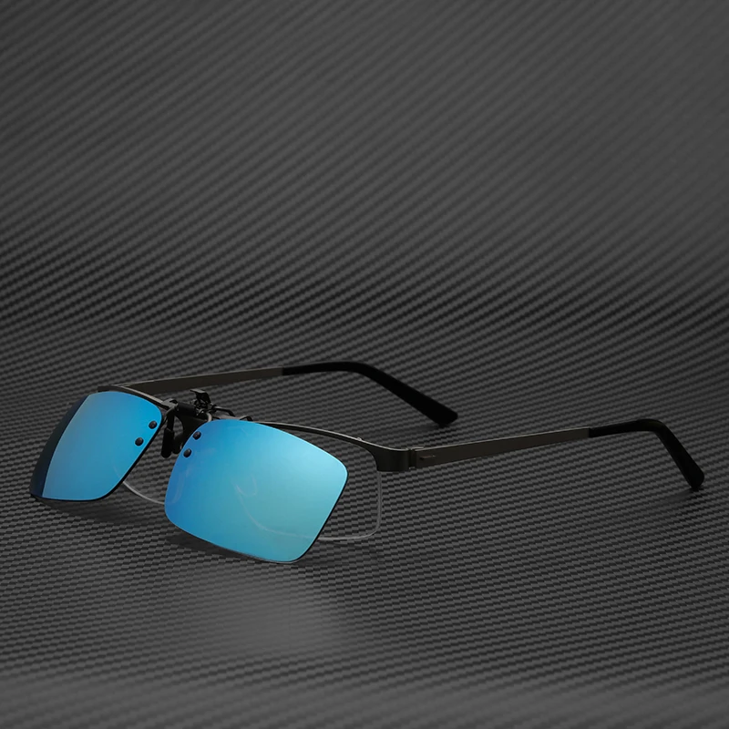 Женские и мужские поляризованные солнцезащитные очки с клипсой для вождения автомобиля, солнцезащитные очки ночного видения, антибликовые очки для рецептурной оптической оправы