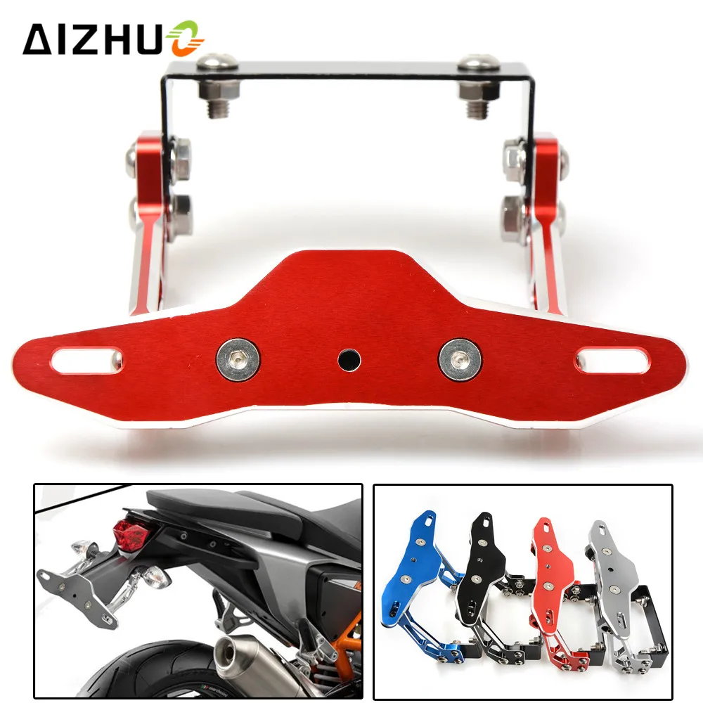 Держатель номерного знака для мотоцикла suzuki gsx 1400 gsxr 600 ducati monster 695 bandit 1200