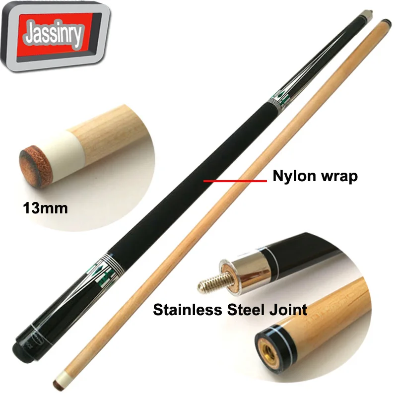 

free shipping 13mm Maple Wood Nine-ball Ball Arm 1/2 Split Cues Pool Billiard Cue Sticks Center Joint Billiard Cue Accessories