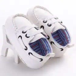 2019 новая детская обувь весна осень малыша первые ходунки детская обувь для мальчика девушка мягкая подошва кроватки кружева тапки Prewalker