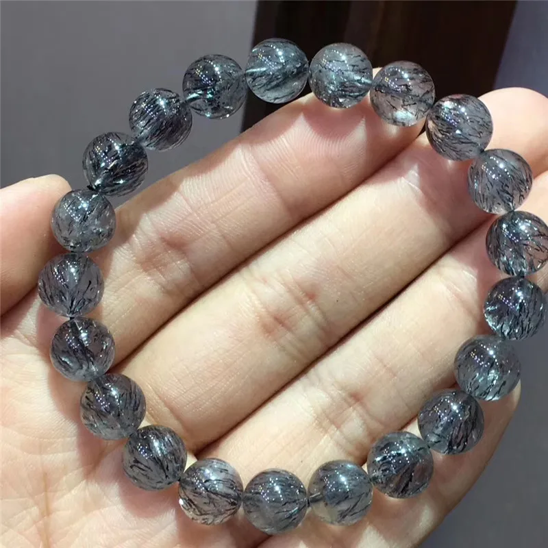 Natural Black Currant Super 7 Melody Quartz Fashion Bracelet (5)