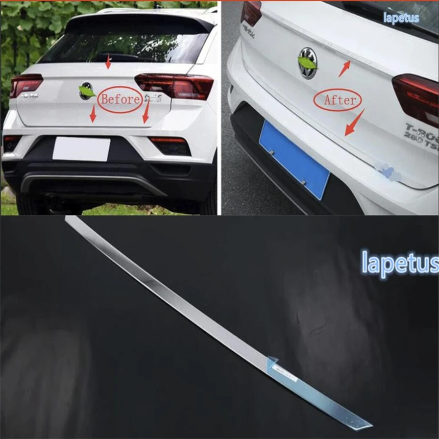 Внешний вид Lapetus для Volkswagen T Roc 2018 2019 2020 задний багажник Задняя Дверь полоса