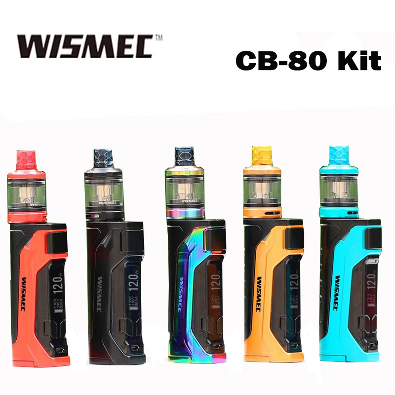 

Original Wismec CB-80 with Amor NS Pro Kit with Amor NS Pro Tank WS04 WS01 Coil and Powered by Single 18650 pre-order