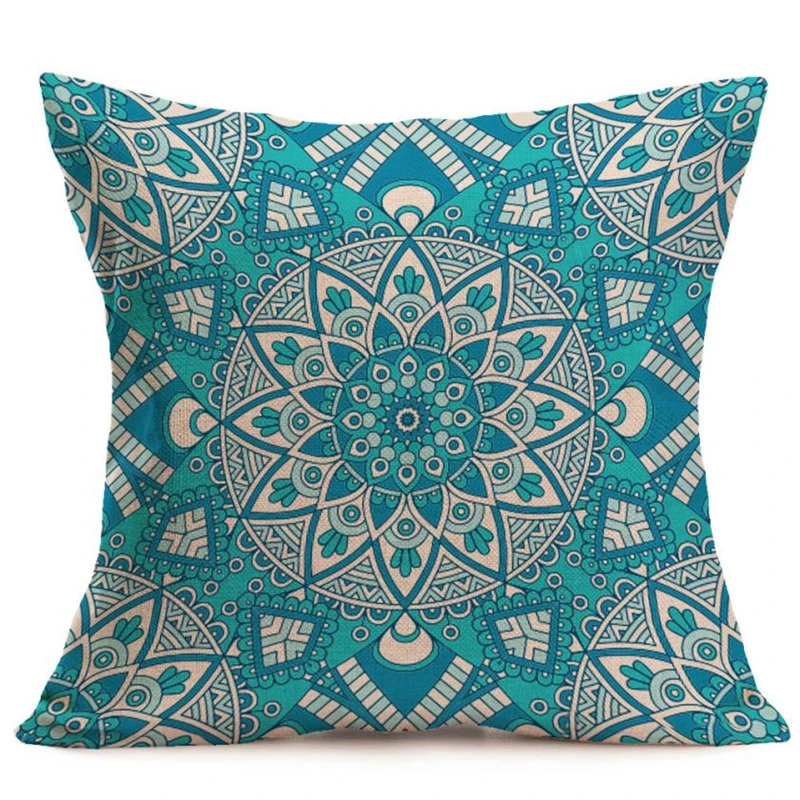New Bohemian Pattern Throw Pillow Cover Car Cushion Cover Pillowcase Home Decor04