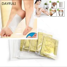 ФОТО tophot 10pcs gold premium detox foot pads organic herbal cleansing health care