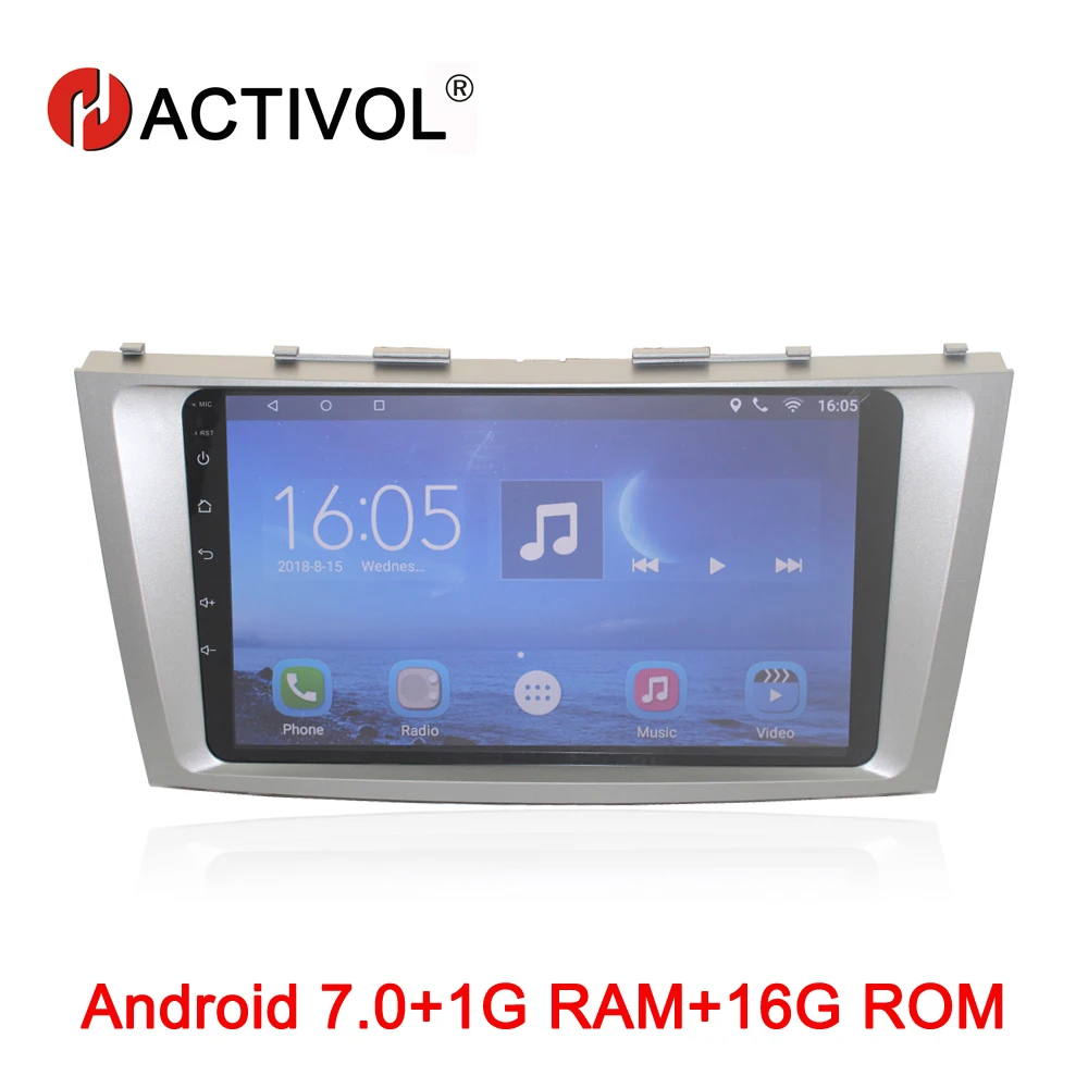 

HACTIVOL Android 7.0 Car Radio For Toyota Camry 40 50 2006 2007 2008 2009 2010 2011 Car Video Player GPS Navigation WiFi