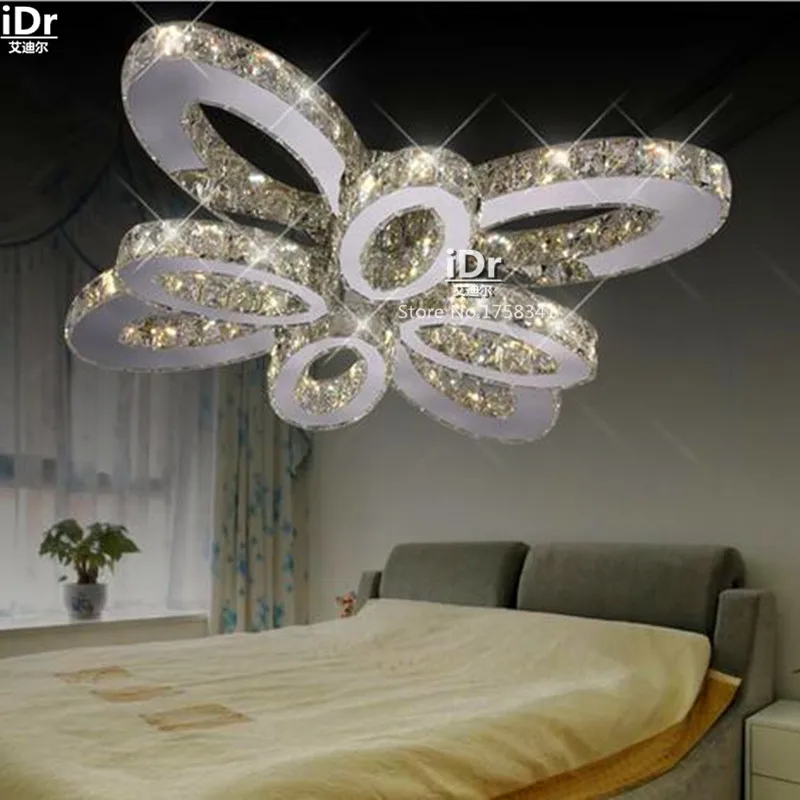 

Modern minimalist living room lamp crystal lamp creative bedroom home LED lights Ceiling Lights wwy-0237