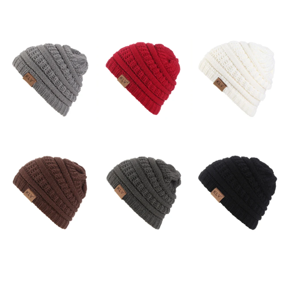 Детская шапка, теплая зимняя шапка для малышей, Вязаная Шапка-бини, шапка на осень зиму для мальчиков и девочек 2-8 лет
