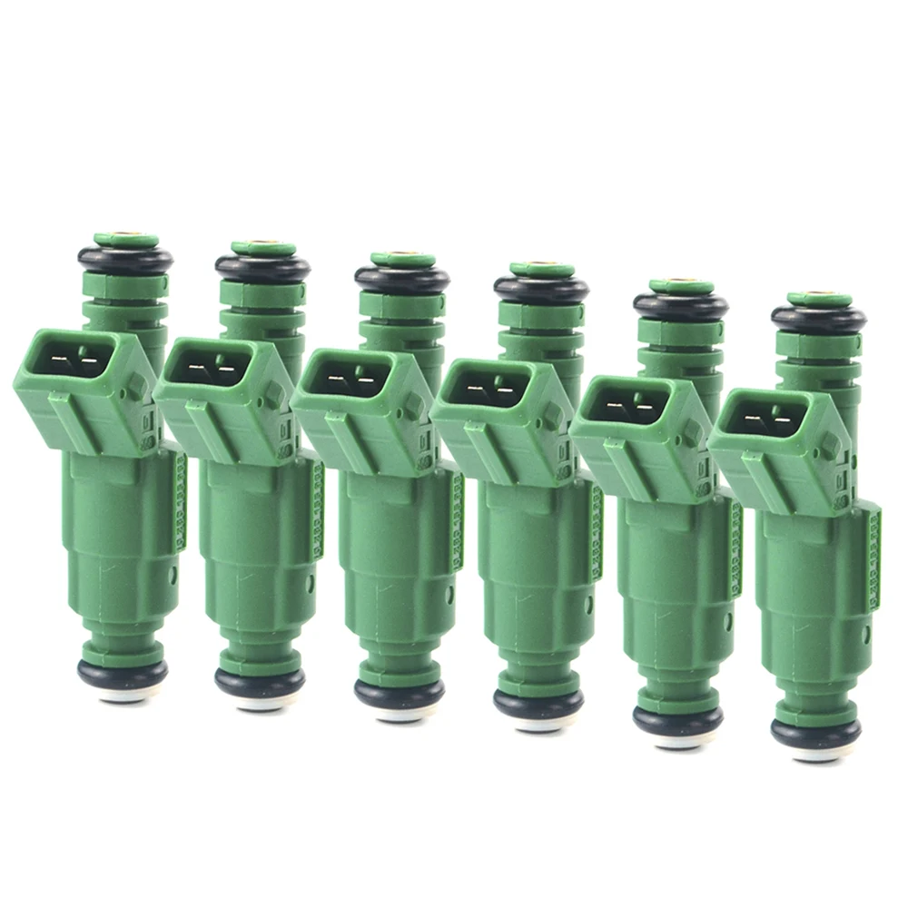 4 5 6pcs High flow 0 280 155 968 fuel injectors 440cc For Volov Commodore VN For Audi S4 fuel injector 0280155968 - Цвет: 6pcs