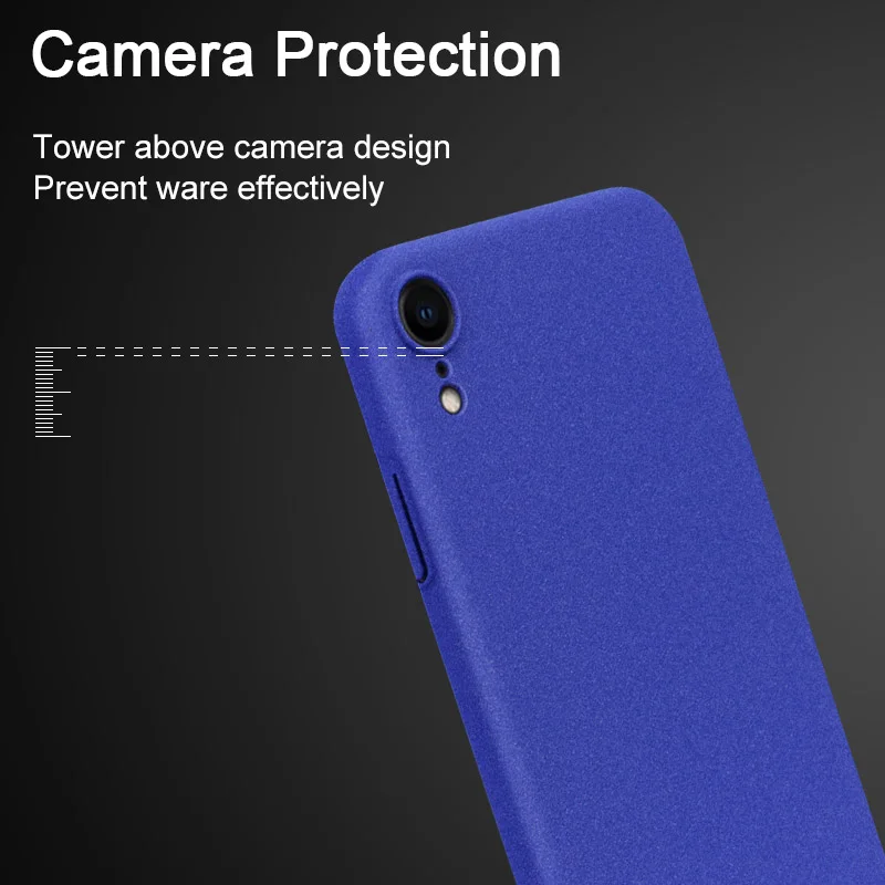 Матовый чехол IMAK Для iPhone XR Жесткий Чехол из поликарбоната для Apple 6 1 дюйма|Бамперы|