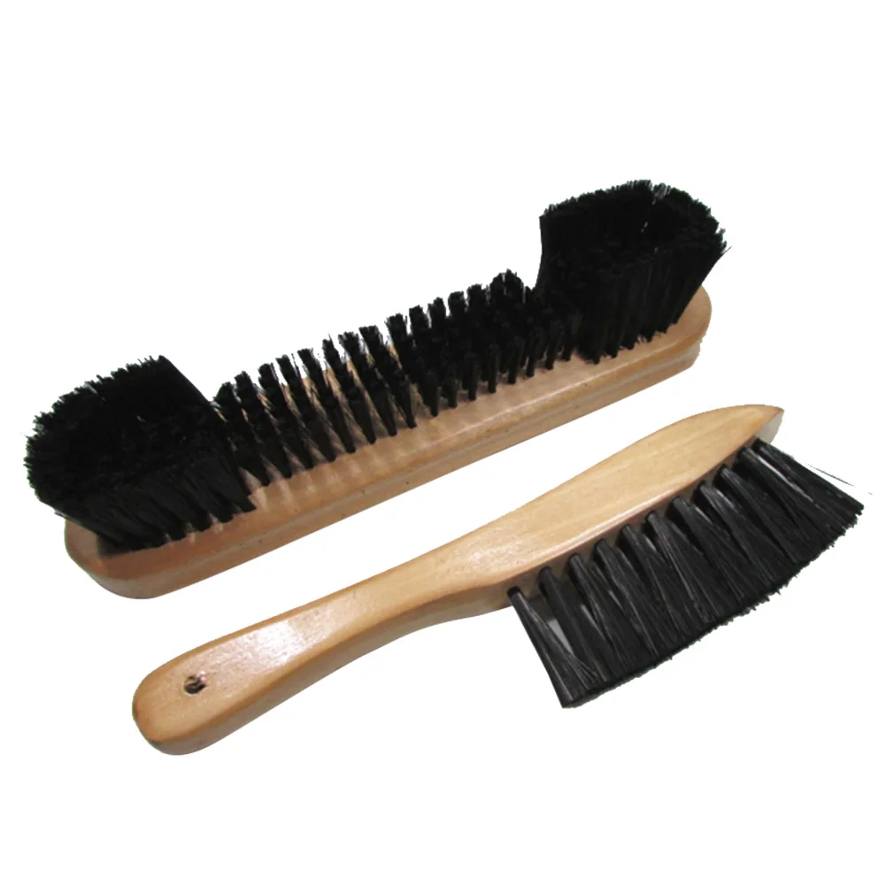 Pool Snooker Billiard Cleaning Accessories Billiard Table Brush Kit Wooden Long Handle Indoor Table Rail Brush Set