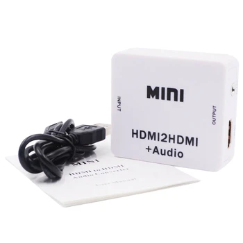 

1080P Hdmi Extractor Splitter Hdmi Digital To Analog 3.5Mm Out Audio Hdmi2Hdmi