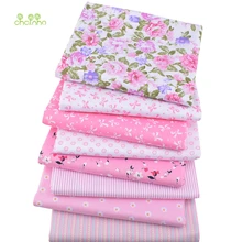 Chainho, 8 шт./лот, Классическая Цветочная серия, саржевая хлопковая ткань с принтом, Лоскутная Ткань, DIY швейный материал для стеганых изделий для ребенка и ребенка