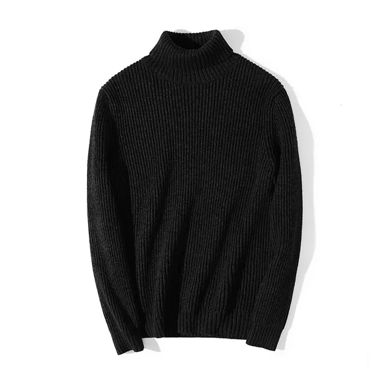 11.11 Global Shopping Festival Woolen Sweater Men Winter Thicken Turtle Neck Cashmere Sweaters Pullover Male Thermal Underwear 01