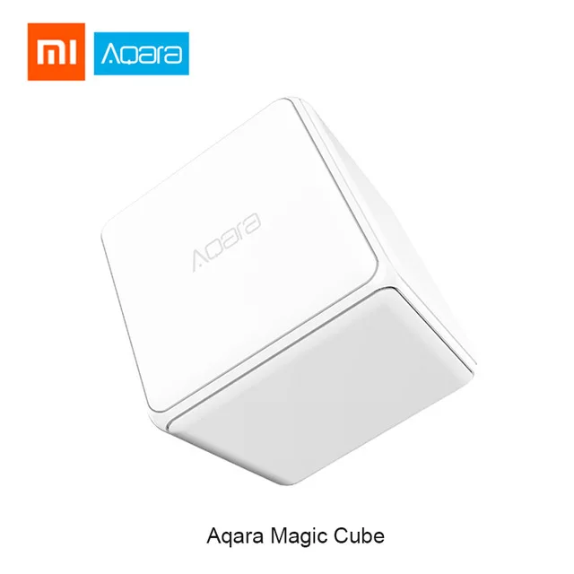 Xiaomi Gateway Aqara датчик двери датчик движения настенный беспроводной переключатель Mijia умная камера датчик температуры и влажности домашний комплект - Цвет: Magic Cube