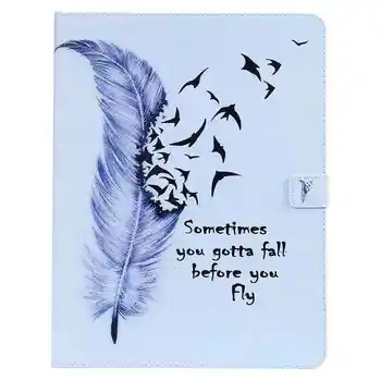

PU Leather Case for iPad Pro 12.9 2018 3D Beauty City Printing Stand Cover for iPad Pro 12.9 3rd Gen wallet tablet case+film+pen