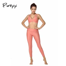 Женский спортивный костюм, комплект для йоги, фитнес, сексуальный бюстгальтер+ эластичные штаны, комплект для бега, спортивная одежда, леггинсы, плотные комбинезоны, спортивная одежда