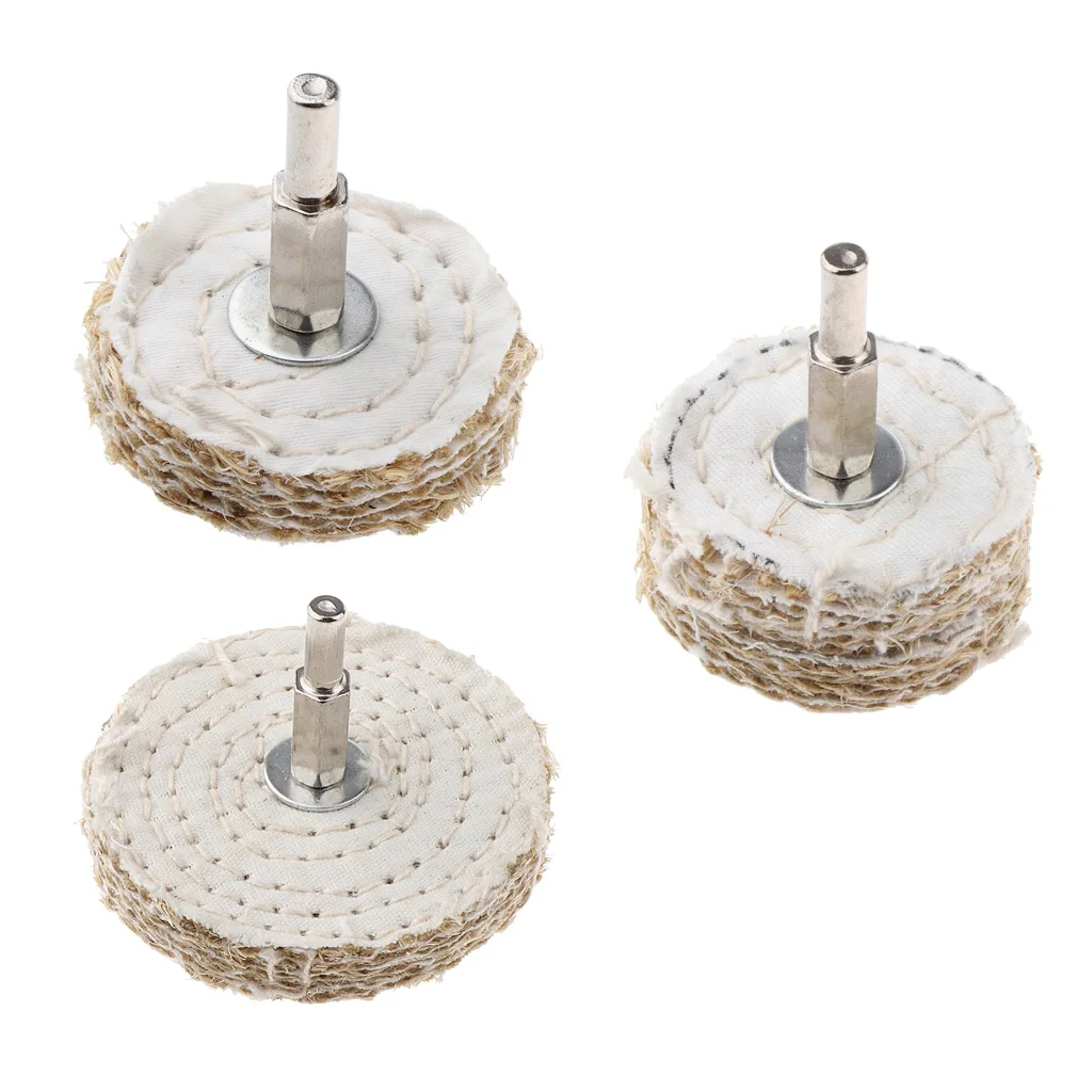 1 Piece -Assorted Linen Polishing Grinding Buffing Wheel Brush for Polisher Machine Replacements /Accessory