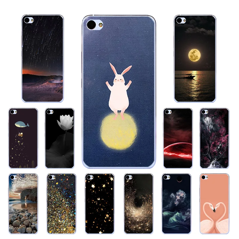 for MEIZU Meilan U10 Phone Cases Golden Printing Soft TPU Silicone Back Fundas Meizu |
